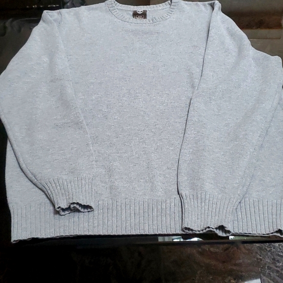 Gray men's (cotton) sweater size Medium Medium natural brand - Picture 1 of 7